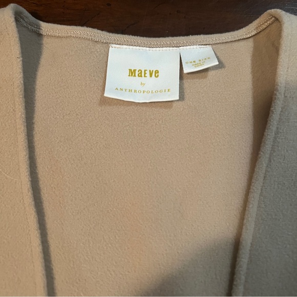 Maeve Anthropologie Cardigan Womens One Size Layering Chunky Rope Tie Vest - Picture 2 of 4